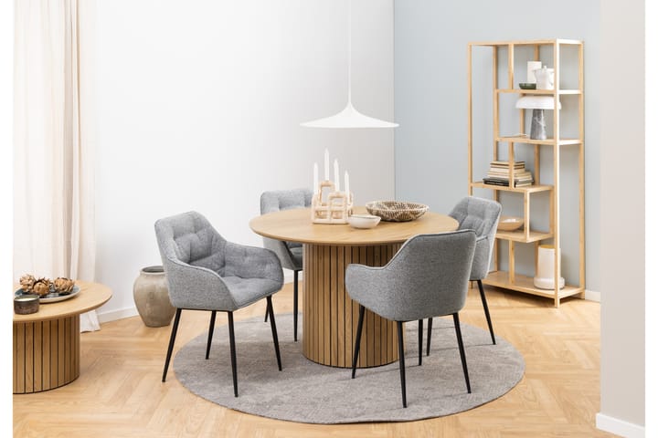 Nojatuoli Olze - Kivi - Ruokapöydän tuolit - Meikkituoli - Käsinojallinen tuoli