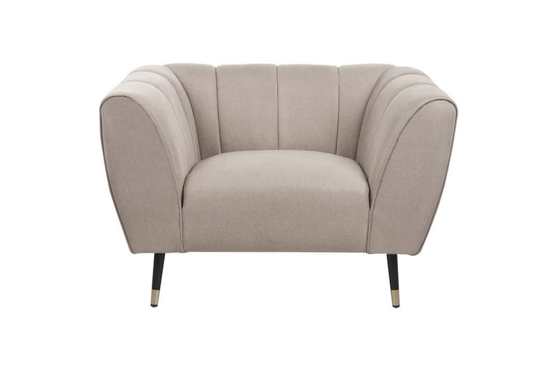 Nojatuoli Orsta - Taupe, musta, kulta - Huonekalut - Tuoli & nojatuoli - Nojatuoli & lepotuoli