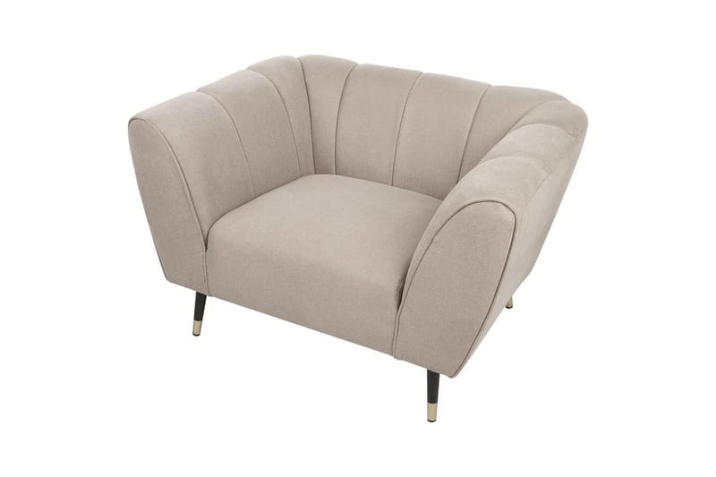 Nojatuoli Orsta - Taupe, musta, kulta - Huonekalut - Tuoli & nojatuoli - Nojatuoli & lepotuoli