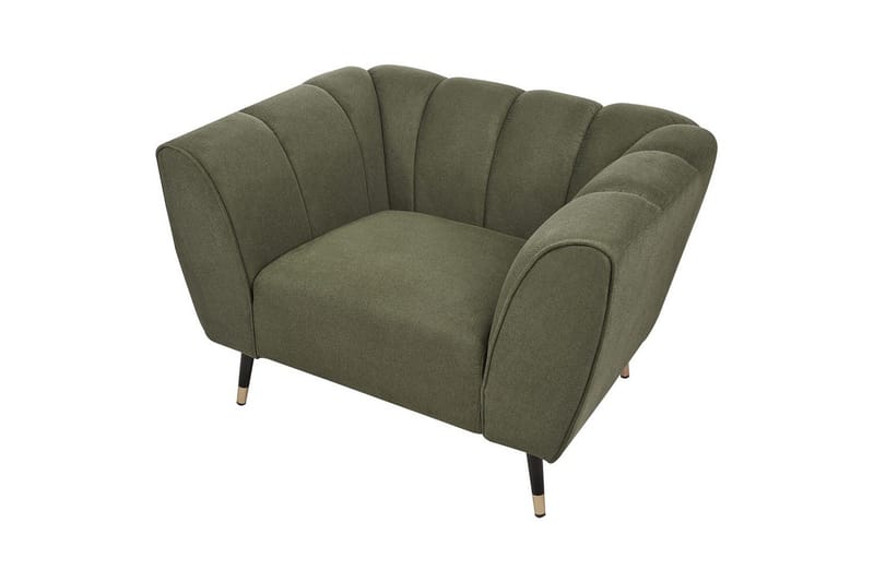 Nojatuoli Orsta - Vihreä, musta, kulta - Huonekalut - Tuoli & nojatuoli - Nojatuoli & lepotuoli