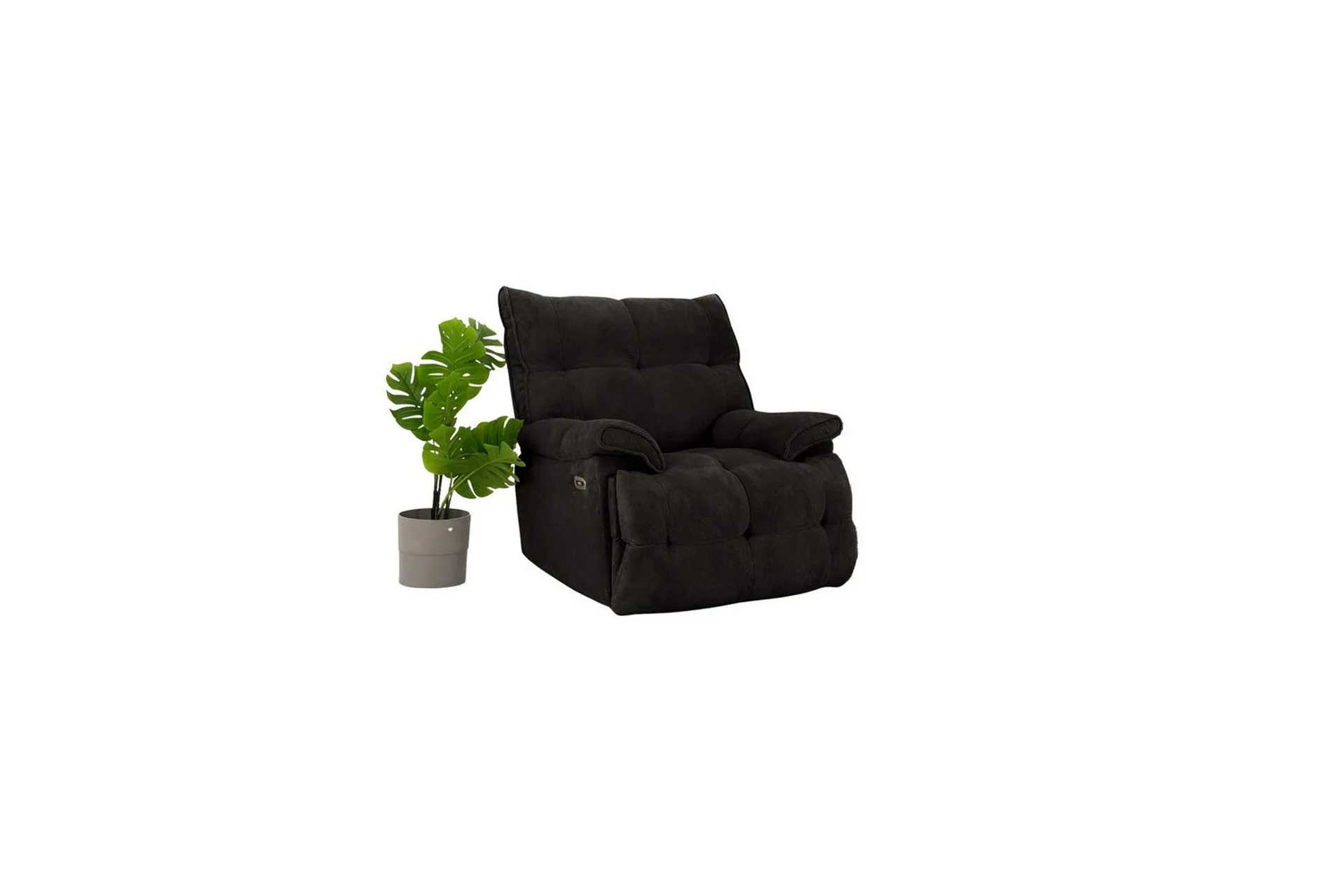 Osmara Sähköinen recliner-nojatuoli - Musta