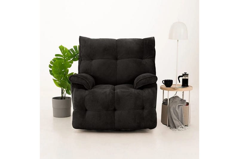 Osmara Sähköinen recliner-nojatuoli - Musta - Huonekalut - Tuoli & nojatuoli - Nojatuoli & lepotuoli - Makuutuoli & divaanituoli