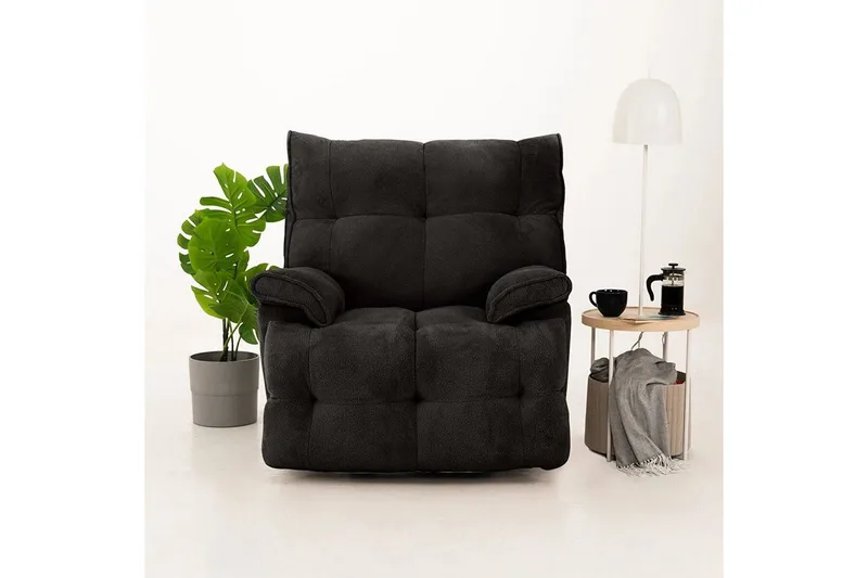 Osmara Sähköinen recliner-nojatuoli - Musta - Huonekalut - Tuoli & nojatuoli - Nojatuoli & lepotuoli - Mekanismituoli