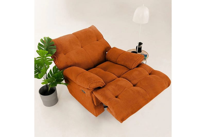 Osmara Sähköinen recliner-nojatuoli - Punainen - Huonekalut - Tuoli & nojatuoli - Nojatuoli & lepotuoli - Mekanismituoli