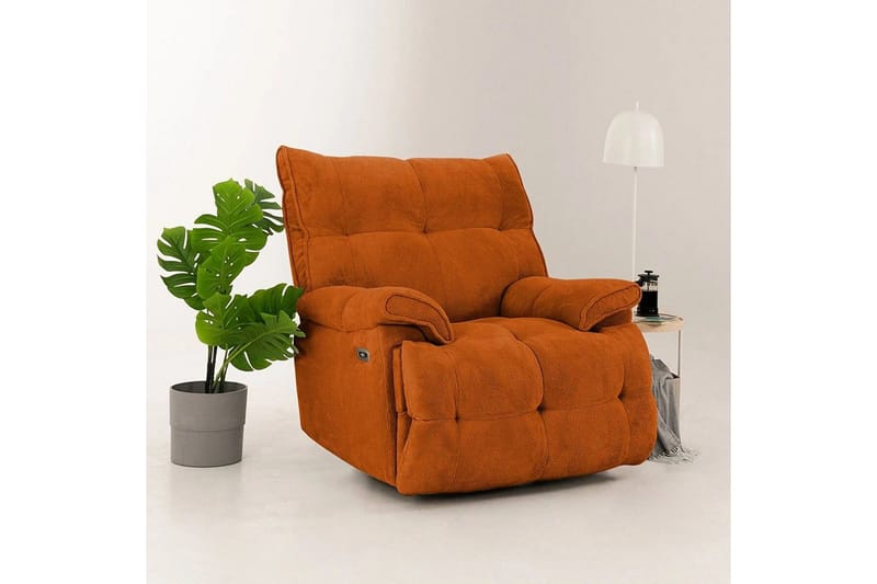 Osmara Sähköinen recliner-nojatuoli - Punainen - Huonekalut - Tuoli & nojatuoli - Nojatuoli & lepotuoli - Makuutuoli & divaanituoli