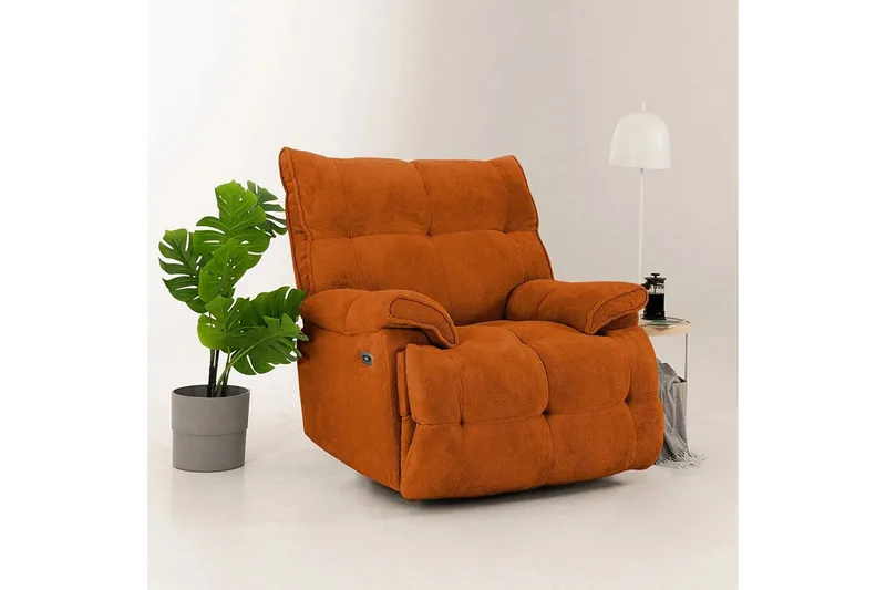 Osmara Sähköinen recliner-nojatuoli - Punainen - Huonekalut - Tuoli & nojatuoli - Nojatuoli & lepotuoli - Mekanismituoli