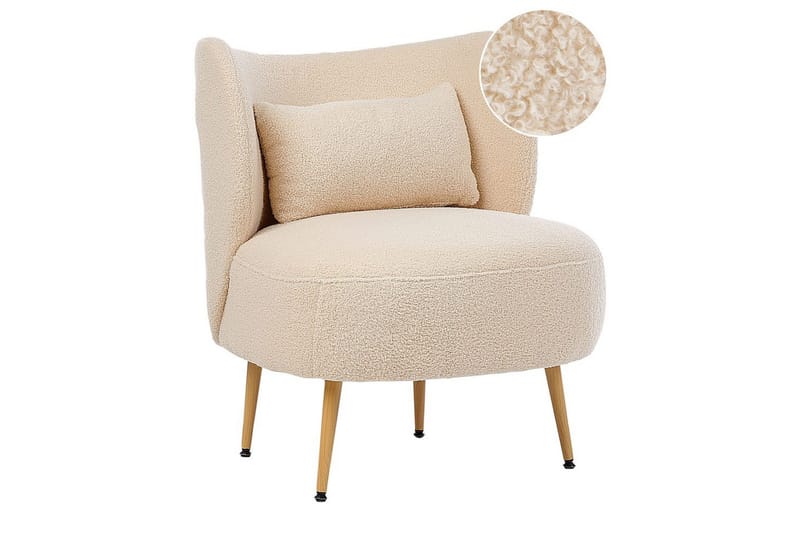 Nojatuoli Otsby II Beige/vaalea puu - Beige/vaalea puu - Huonekalut - Tuoli & nojatuoli - Nojatuoli & lepotuoli