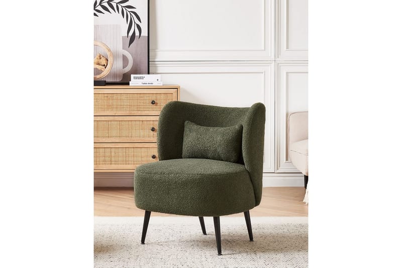 Nojatuoli Otsby - Tummanvihreä, musta - Huonekalut - Tuoli & nojatuoli - Nojatuoli & lepotuoli