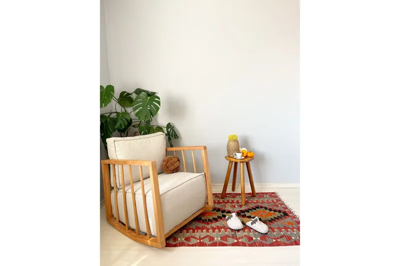 Patra Teddy Nojatuoli - Valkoinen - Huonekalut - Tuoli & nojatuoli - Pyörivät tuolit & keinutuoli