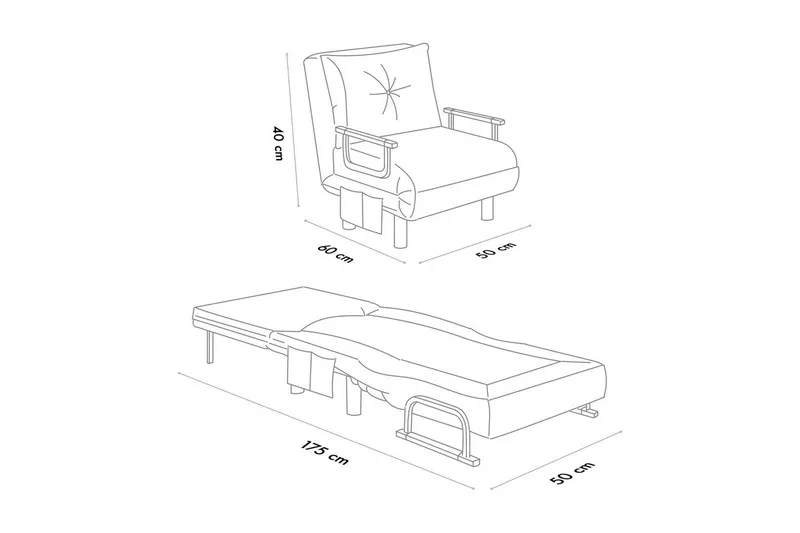 Quorin Vuodetuoli - Kerma - Huonekalut - Sohva - Vuodesohva