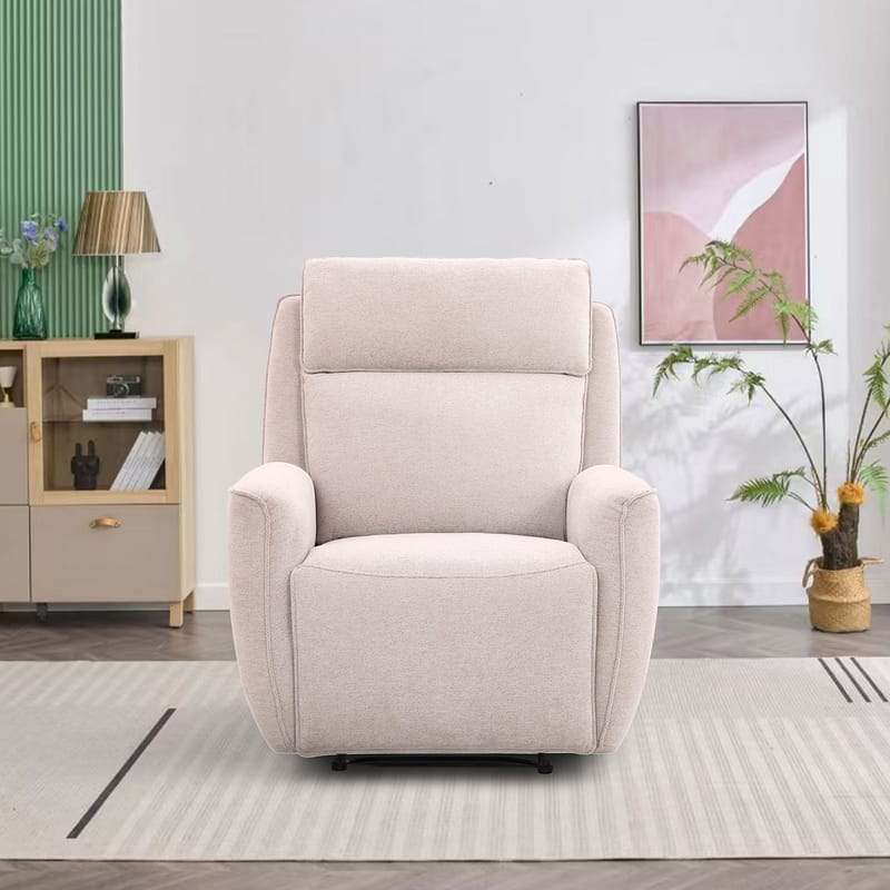 Recliner-nojatuoli Östvik manuaalisella mekanismilla - beige - Huonekalut - Tuoli & nojatuoli - Nojatuoli & lepotuoli - Mekanismituoli