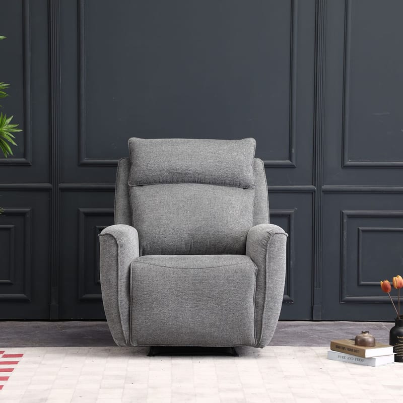 Recliner-nojatuoli Östvik manuaalisella mekanismilla - harmaa - Huonekalut - Tuoli & nojatuoli - Nojatuoli & lepotuoli - Mekanismituoli