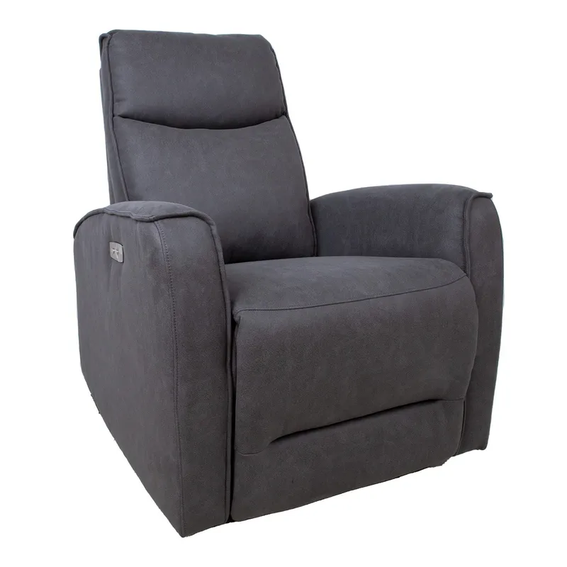 Recliner-nojatuoli Björna sähköisellä mekanismilla, harmaa