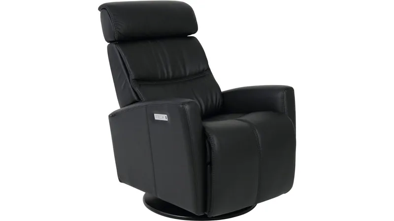Recliner-nojatuoli Bulgarsk, Musta