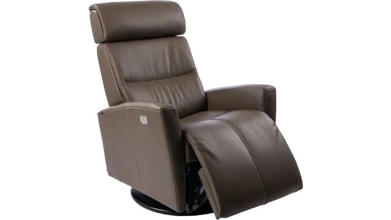 Recliner-nojatuoli Bulgarsk, Ruskea
