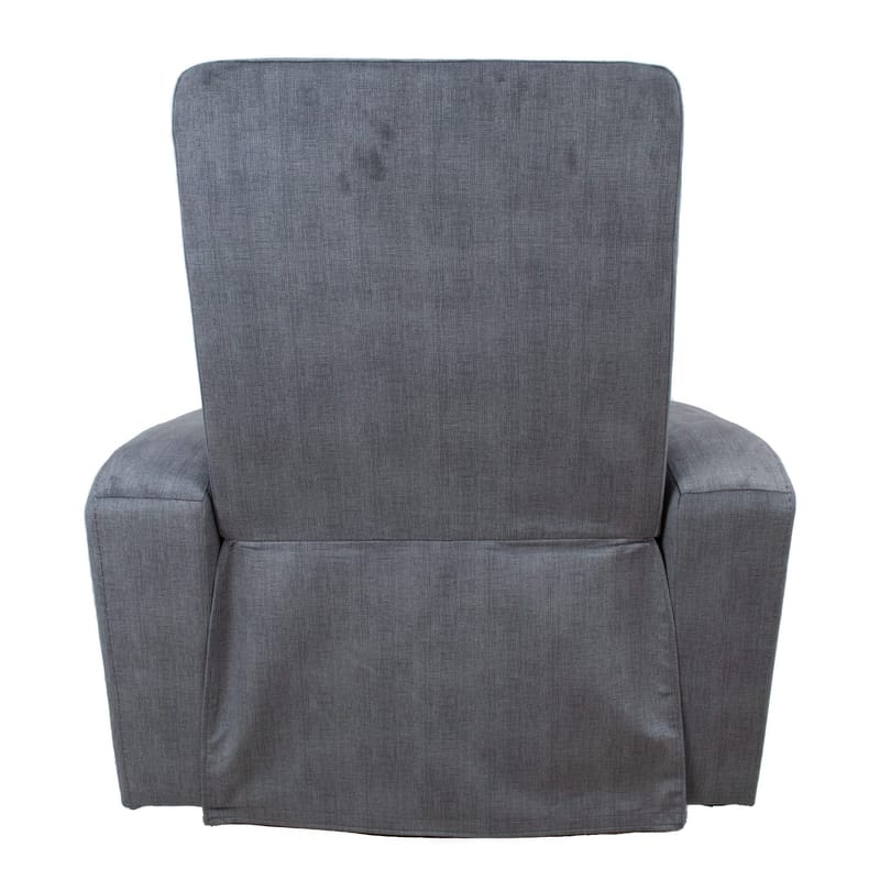 Recliner-nojatuoli Darvi sähköisellä mekanismilla - harmaa sametti - Huonekalut - Tuoli & nojatuoli - Nojatuoli & lepotuoli - Mekanismituoli