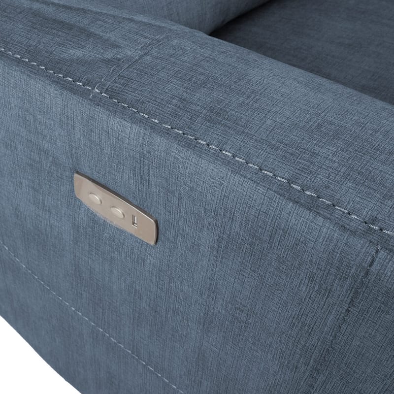 Recliner-nojatuoli Darvi sähköisellä mekanismilla - sininen - Huonekalut - Tuoli & nojatuoli - Nojatuoli & lepotuoli - Mekanismituoli