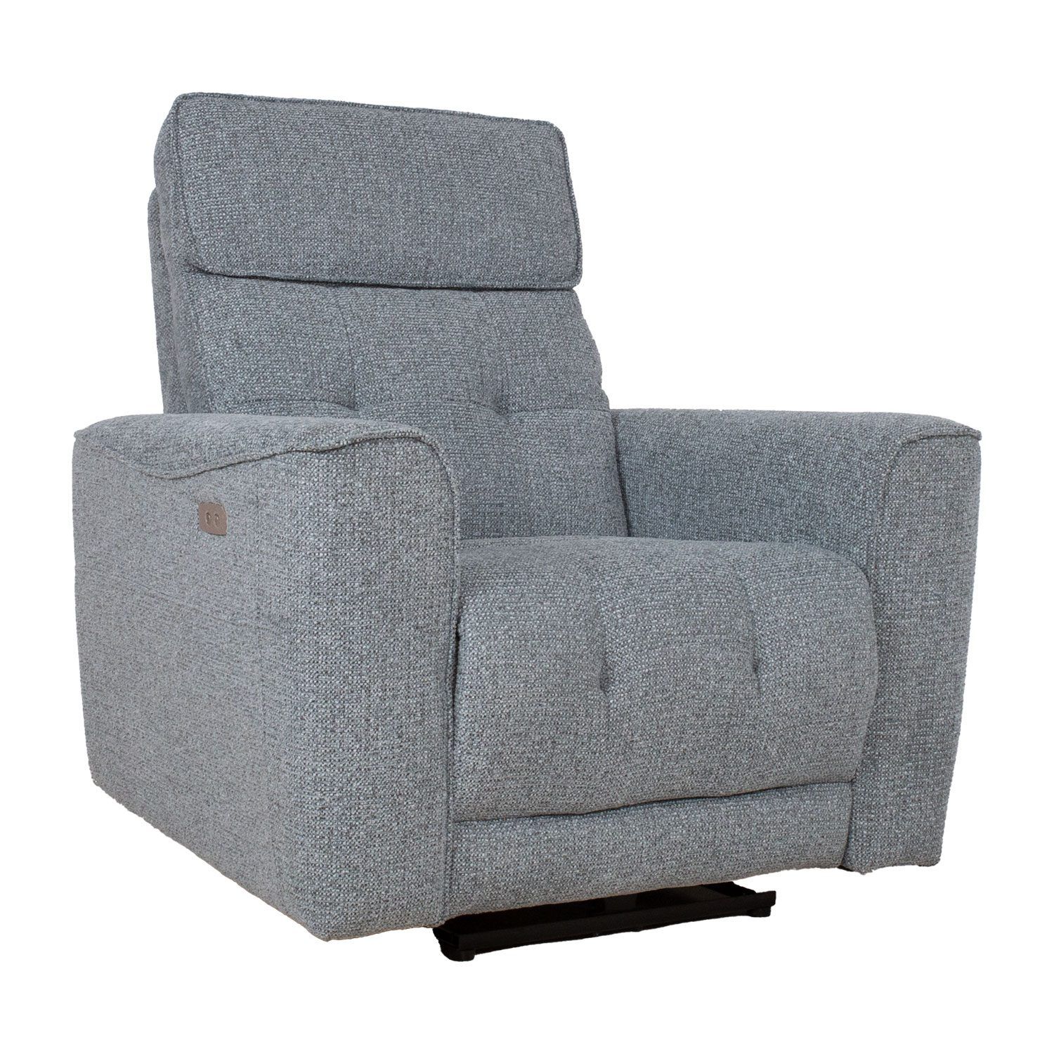 Recliner-nojatuoli Glendor sähköisellä mekanismilla harmaa - Sinertävänharmaa