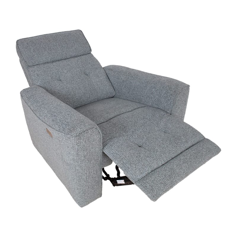Recliner-nojatuoli Glendor sähköisellä mekanismilla harmaa - Sinertävänharmaa - Huonekalut - Tuoli & nojatuoli - Nojatuoli & lepotuoli - Mekanismituoli