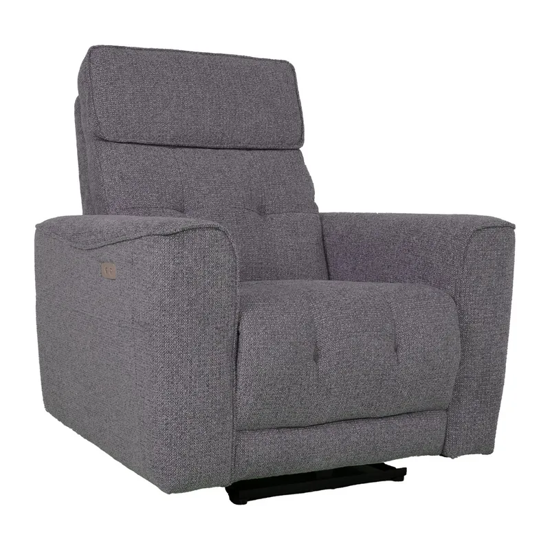 Recliner-nojatuoli Glendor sähköisellä mekanismilla, harmaa