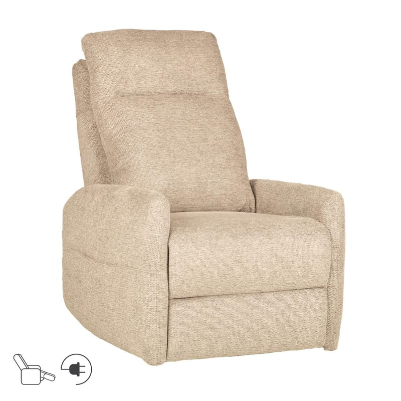 Recliner-nojatuoli Gränor sähköisellä mekanismilla ja hierontatoiminnolla, Beige