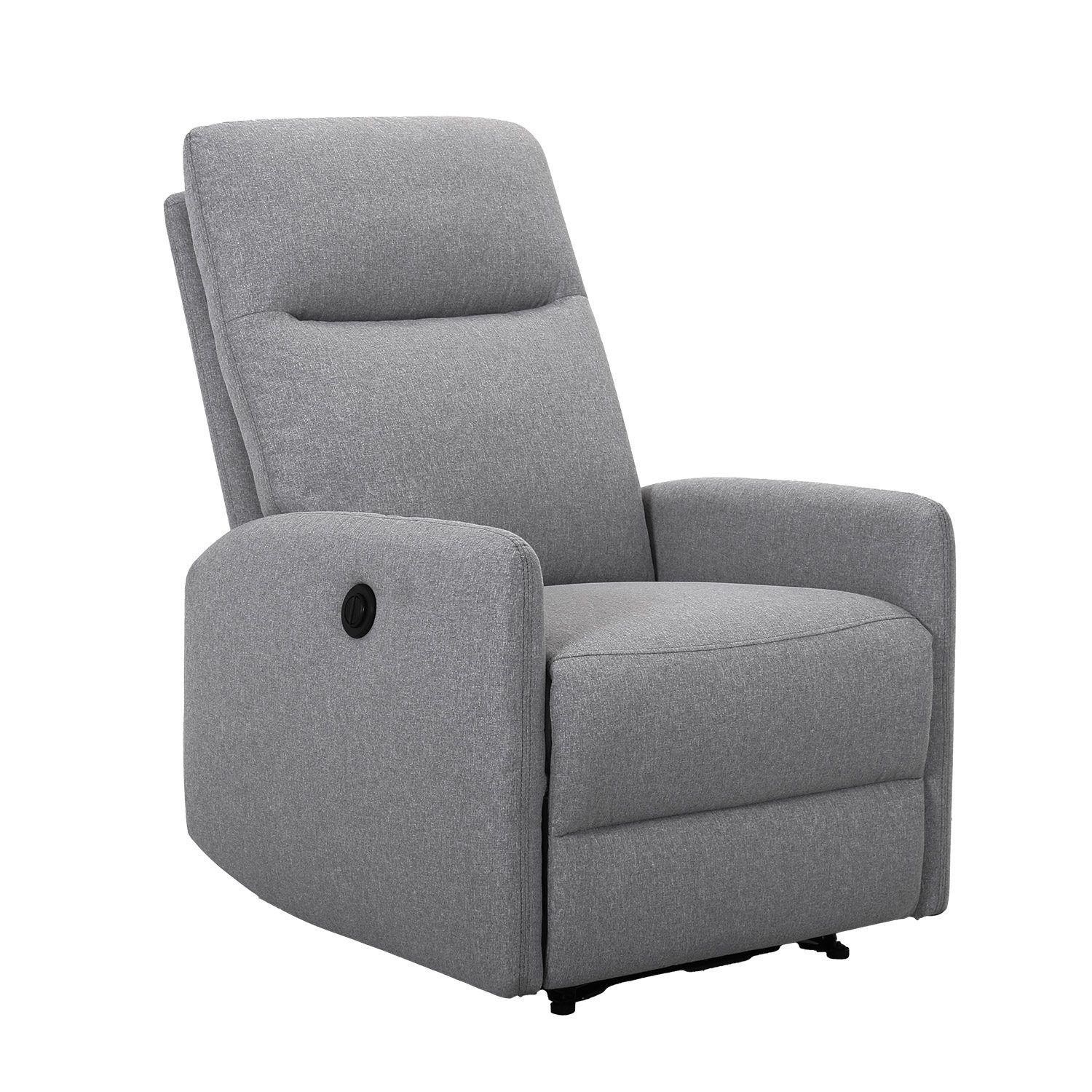 Recliner-nojatuoli Gränor sähköisellä mekanismilla - vaaleanharmaa