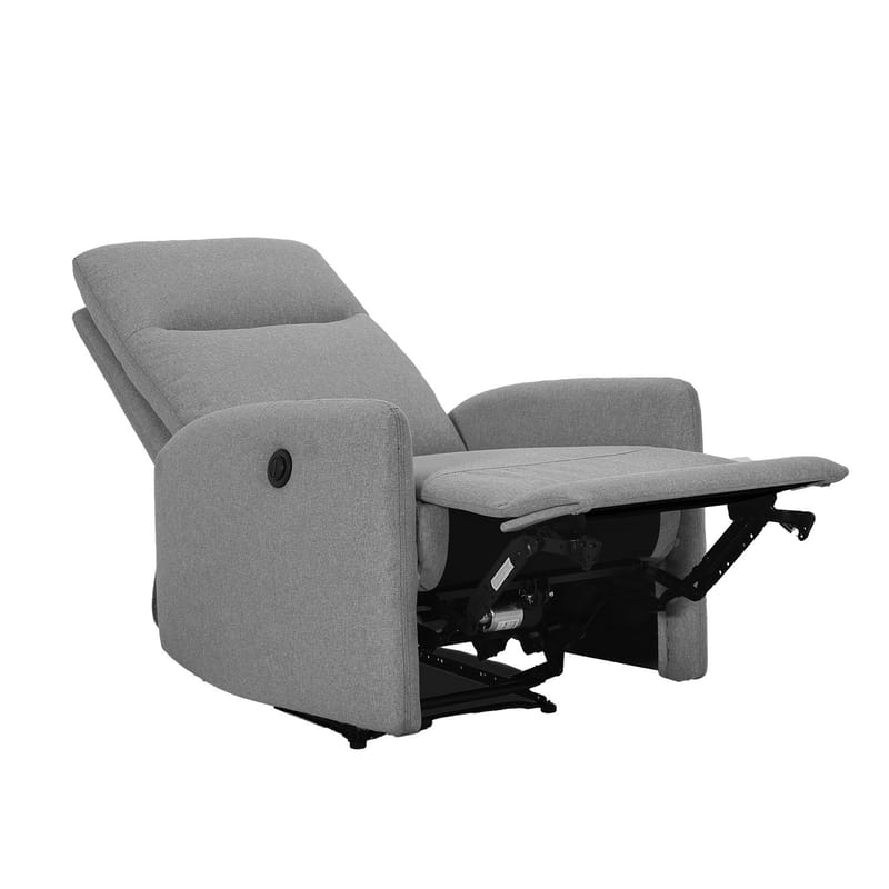 Recliner-nojatuoli Gränor sähköisellä mekanismilla - vaaleanharmaa - Huonekalut - Tuoli & nojatuoli - Nojatuoli & lepotuoli - Nojatuoli rahilla