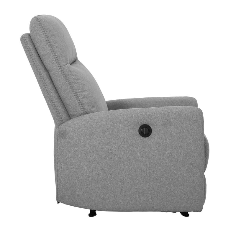 Recliner-nojatuoli Gränor sähköisellä mekanismilla - vaaleanharmaa - Huonekalut - Tuoli & nojatuoli - Nojatuoli & lepotuoli - Nojatuoli rahilla