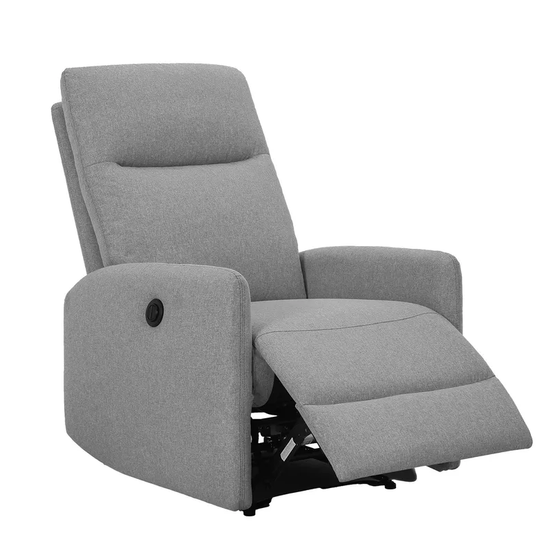 Recliner-nojatuoli Gränor sähköisellä mekanismilla - vaaleanharmaa - Huonekalut - Tuoli & nojatuoli - Nojatuoli & lepotuoli - Nojatuoli rahilla