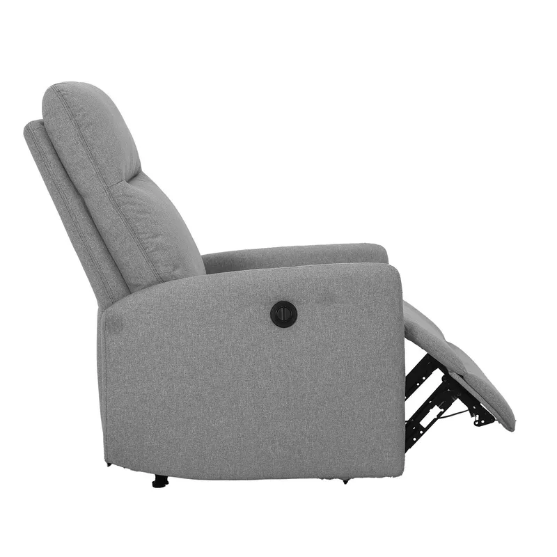 Recliner-nojatuoli Gränor sähköisellä mekanismilla - vaaleanharmaa - Huonekalut - Tuoli & nojatuoli - Nojatuoli & lepotuoli - Nojatuoli rahilla
