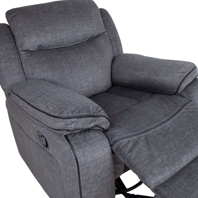 Recliner-nojatuoli Iskmar manuaalisella mekanismilla - Harmaa - Huonekalut - Tuoli & nojatuoli - Nojatuoli & lepotuoli - Mekanismituoli