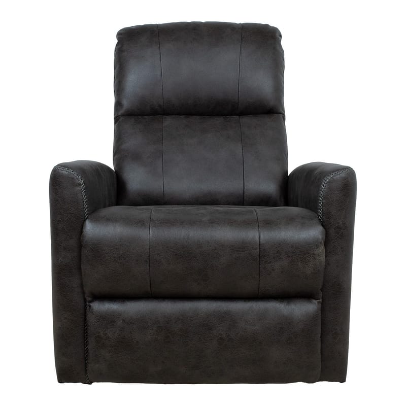 Recliner-nojatuoli Lönvik manuaalisella keinuvalla ja pyörivällä mekanismilla - harmaa - Huonekalut - Tuoli & nojatuoli - Nojatuoli & lepotuoli - Nojatuoli rahilla