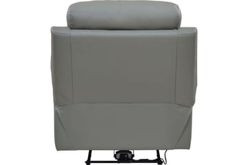 Recliner-nojatuoli Loft24 Nojatuoli Lannilis vaaleanharmaa, PU/puu/metalli, sähkötoiminen lepotuoli Ljusgrå - Huonekalut - Tuoli & nojatuoli - Nojatuoli & lepotuoli - Mekanismituoli