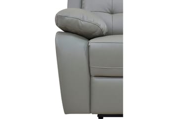 Recliner-nojatuoli Loft24 Nojatuoli Lannilis vaaleanharmaa, PU/puu/metalli, sähkötoiminen lepotuoli Ljusgrå - Huonekalut - Tuoli & nojatuoli - Nojatuoli & lepotuoli - Mekanismituoli