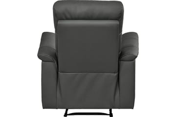 Recliner-nojatuoli Loft24 Nojatuoli Southbrook harmaa, PU/puu/metalli, sähkötoiminen recliner Grå - Huonekalut - Tuoli & nojatuoli - Nojatuoli & lepotuoli - Mekanismituoli