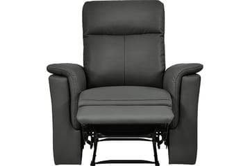 Recliner-nojatuoli Loft24 Nojatuoli Southbrook harmaa, PU/puu/metalli, sähkötoiminen recliner Grå - Huonekalut - Tuoli & nojatuoli - Nojatuoli & lepotuoli - Mekanismituoli