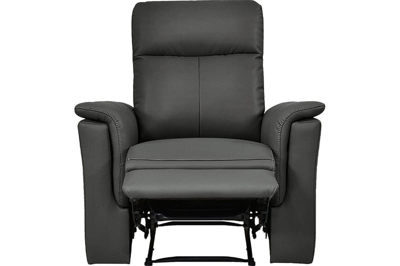 Recliner-nojatuoli Loft24 Nojatuoli Southbrook harmaa, PU/puu/metalli, sähkötoiminen recliner Grå - Huonekalut - Tuoli & nojatuoli - Nojatuoli & lepotuoli - Mekanismituoli
