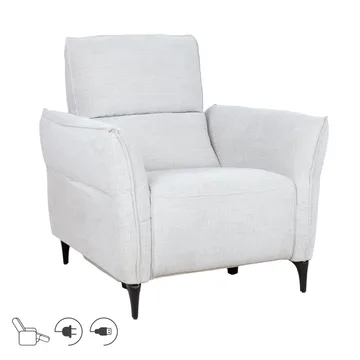 Recliner-nojatuoli Näsdal sähköisellä mekanismilla - vaaleanbeige - Huonekalut - Tuoli & nojatuoli - Nojatuoli & lepotuoli - Mekanismituoli