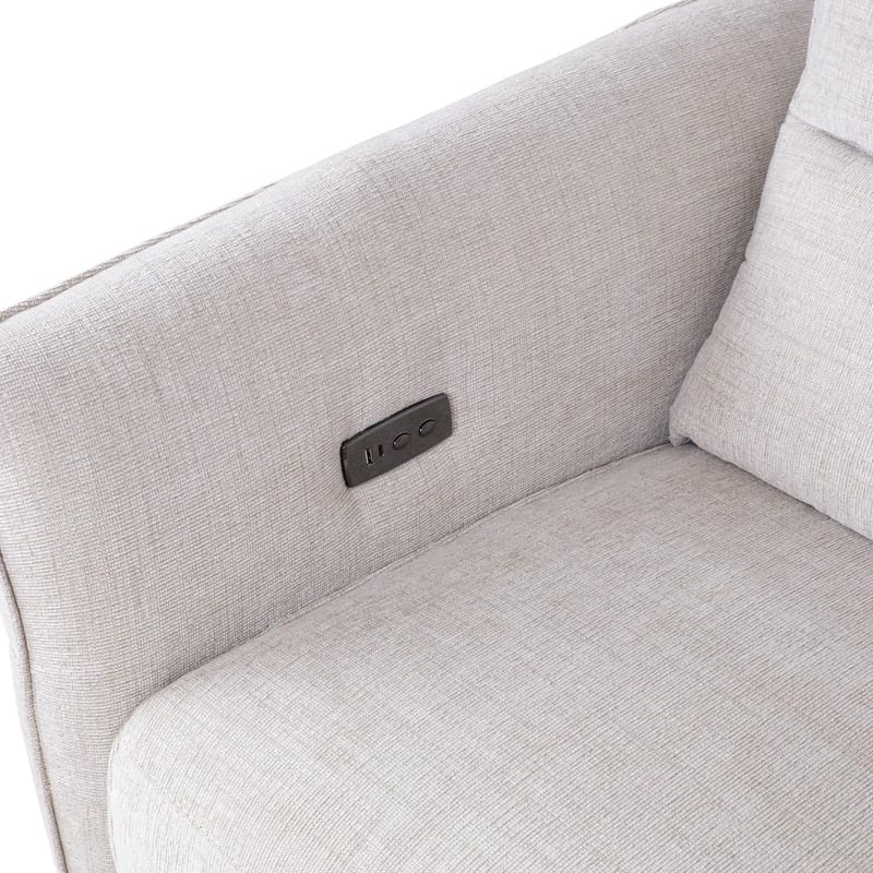 Recliner-nojatuoli Näsdal sähköisellä mekanismilla - vaaleanbeige - Huonekalut - Tuoli & nojatuoli - Nojatuoli & lepotuoli - Mekanismituoli