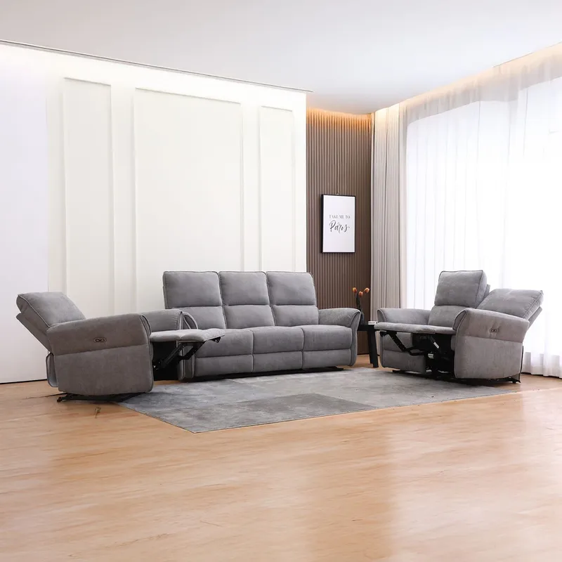 Recliner-nojatuoli Ravdal sähköisellä mekanismilla - harmaa - Huonekalut - Tuoli & nojatuoli - Nojatuoli & lepotuoli - Mekanismituoli