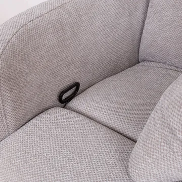 Recliner-nojatuoli Ravel manuaalisella kääntyvällä ja pyörivällä mekanismilla - harmaa - Huonekalut - Tuoli & nojatuoli - Nojatuoli & lepotuoli - Mekanismituoli