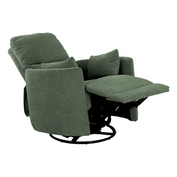 Recliner-nojatuoli Ravel manuaalisella kääntyvällä ja pyörivällä mekanismilla - vihreä - Huonekalut - Tuoli & nojatuoli - Nojatuoli & lepotuoli - Mekanismituoli