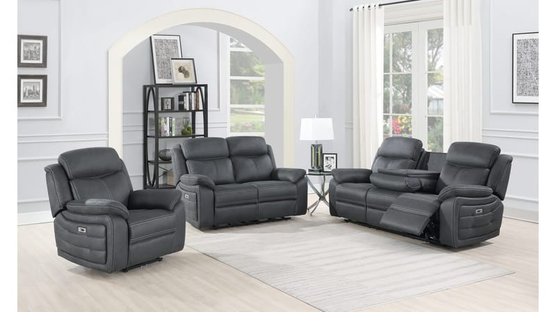 Recliner-nojatuoli Rindal kangas sähköinen - harmaa - Huonekalut - Tuoli & nojatuoli - Nojatuoli & lepotuoli - Mekanismituoli