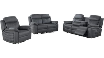 Recliner-nojatuoli Rindal kangas sähköinen - harmaa - Huonekalut - Tuoli & nojatuoli - Nojatuoli & lepotuoli - Mekanismituoli