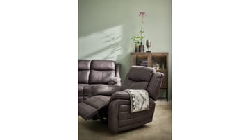 Recliner-nojatuoli Rindal kangas sähköinen - ruskeanharmaa - Huonekalut - Tuoli & nojatuoli - Nojatuoli & lepotuoli - Mekanismituoli