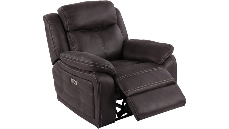 Recliner-nojatuoli Rindal kangas sähköinen - ruskeanharmaa - Huonekalut - Tuoli & nojatuoli - Nojatuoli & lepotuoli - Mekanismituoli