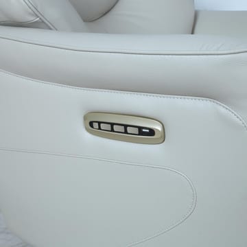Recliner-nojatuoli Rosdal sähköisellä mekanismilla - beige nahka - Huonekalut - Tuoli & nojatuoli - Nojatuoli & lepotuoli - Mekanismituoli