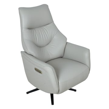 Recliner-nojatuoli Rosdal sähköisellä mekanismilla - beige nahka - Huonekalut - Tuoli & nojatuoli - Nojatuoli & lepotuoli - Mekanismituoli