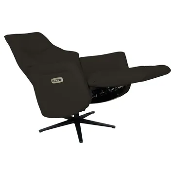 Recliner-nojatuoli Rosdal sähköisellä mekanismilla - ruskea nahka - Huonekalut - Tuoli & nojatuoli - Nojatuoli & lepotuoli - Mekanismituoli
