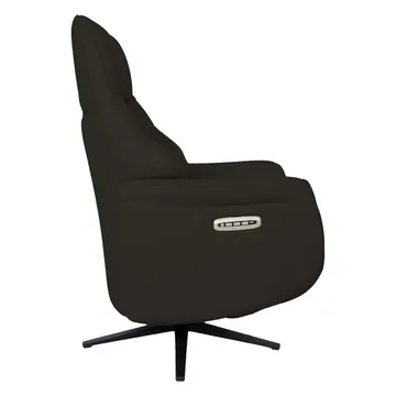 Recliner-nojatuoli Rosdal sähköisellä mekanismilla - ruskea nahka - Huonekalut - Tuoli & nojatuoli - Nojatuoli & lepotuoli - Mekanismituoli